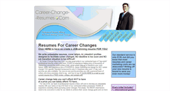 Desktop Screenshot of career-change-resumes.com